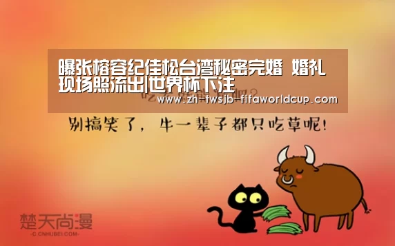 曝张榕容纪佳松台湾秘密完婚  婚礼现场照流出|世界杯下注